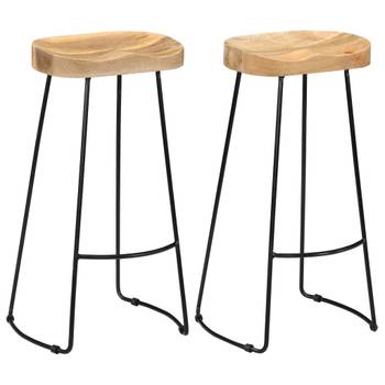 Tabouret de bar 296889 (lot de 2)