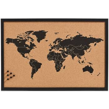 World Notes tableau de liège, 60x40 cm