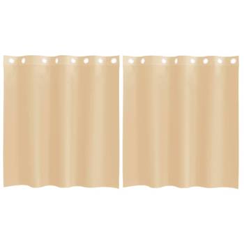 Rideau en voile 3043941-4 (lot de 2)