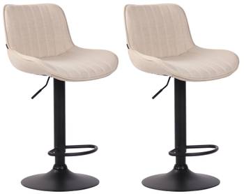 Tabouret de bar Lentini Lot de 2