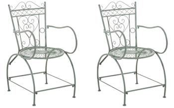 Chaises de jardin Sheela Lot de 2