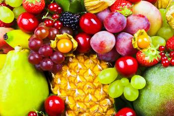 Tableau sélection de fruits