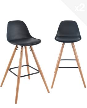 Tabouret de bar SHUG (lot de 2)