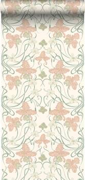 Tapete Blumenmuster im Jugendstil 7435