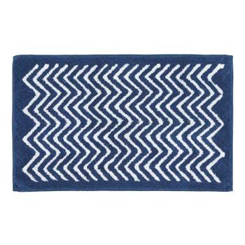 Rutschfeste Badematte mit Chevron Muster