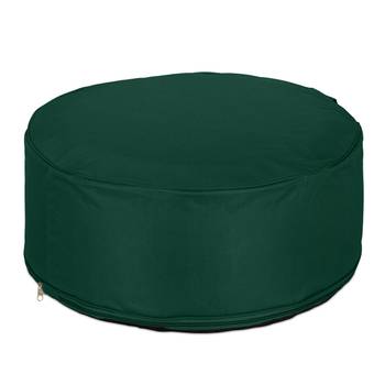 Pouf gonflable de couleur verte