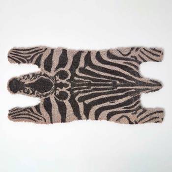 Türmatte Zebra-Design
