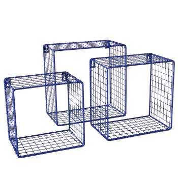 Wandregal Gitteroptik 3er Set