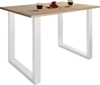 Premium Holz Esstisch Tisch Xona U Weiß