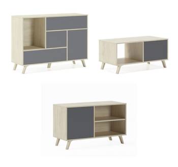 Set Sideboard-Möbel tv100-Couchtisch