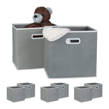 Boîte de rangement gris lot de 8