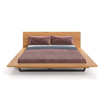 Loft-Bett Nova aus Massivholz und Metall