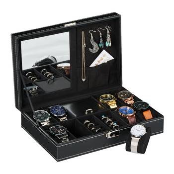 Coffret noir pour 8 montres