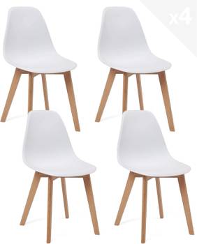 Chaise scandinave NAO (lot de 4)