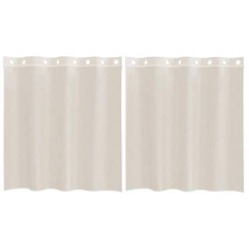 Rideau en voile 3043941-2 (lot de 2)