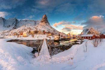 Tableau paysage Reine des Glaces