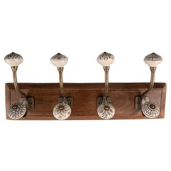 Wandgarderobe 4 Haken NATURAL COSY