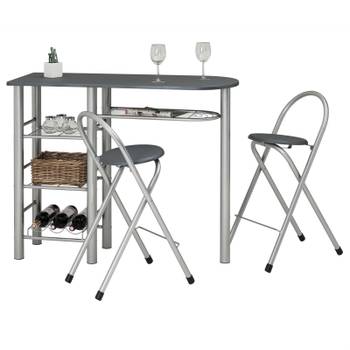 Lot table + 2 tabourets bar STYLE