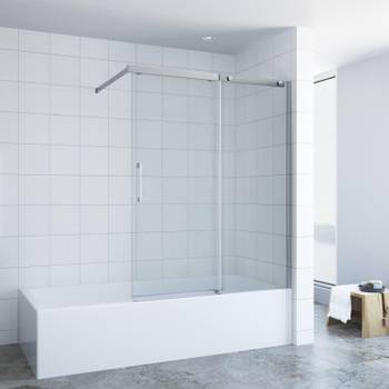 Badewannenaufsatz mit Schiebetür