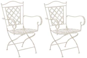 Chaises de jardin Adara Lot de 2