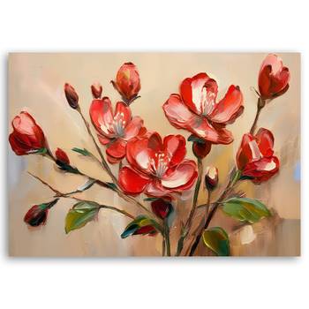 Wandbild blühende blumen pflanzen