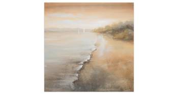 Tableau peint à la main Sérénité côtière