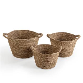 Set de 3 paniers Icia fibre naturelle