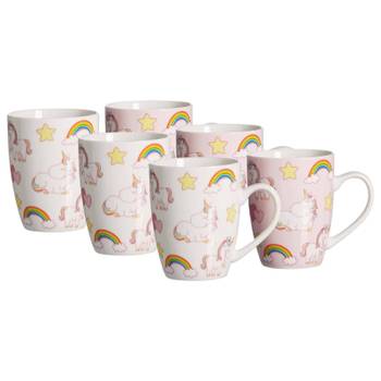 Becher Unicorn 6er Set