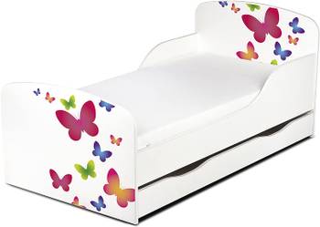 Moderne Lit Enfant Blanche Motif