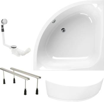 Eckbadewanne Modern Small 2 4-teilig