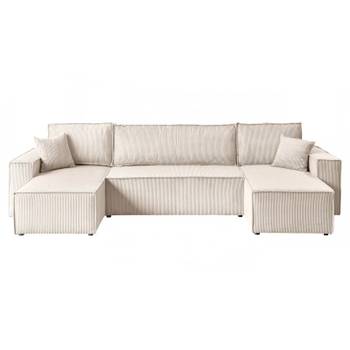 Ecksofa CARLOS U CORD mit Schlaffunktion