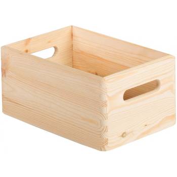 Caisse en bois de rangement 30 x 20 x 14