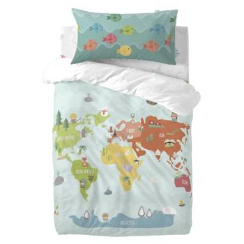 World map Set housse couette 115x145