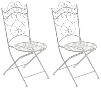 Chaises de jardin Indra Lot de 2