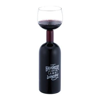Weinflasche mit Glas 750 ml