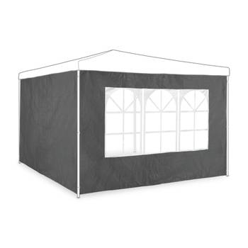 Pavillon Seitenwand 2er Set grau