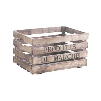 Holzkiste "Produits du marché"