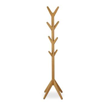 Porte manteau en bambou forme arbre