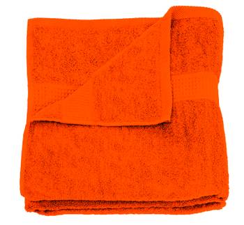 Badetuch orange 100x150 cm Frottee