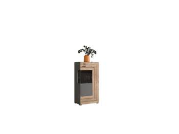 Standschrank Matt Grau Nox Oak