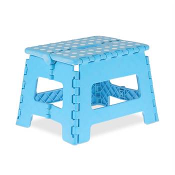 Tabouret pliable en bleu