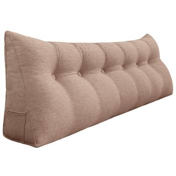 Ergonomisches Keilkissen Leinenstruktur