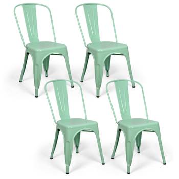 Lot de 4 chaises Tulio 46x52x85cm