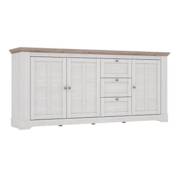 Buffet 204cm 3 portes 3 tiroirs - ANGELE