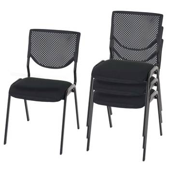 Chaise visiteur T401 empilable(lot de 4)