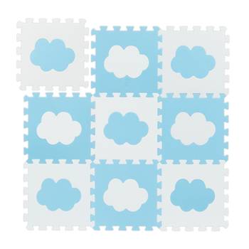 18 pièces tapis de sol puzzle nuage