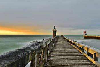 Tableau capbreton glassy sous estacade