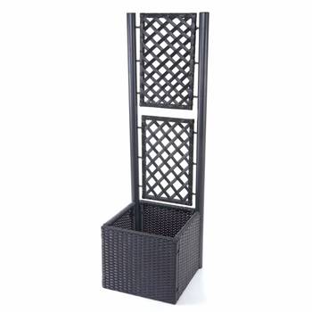 Poly-Rattan Rankgitter D76