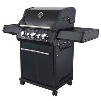 Gasgrill S-318 All Black inkl. Drehspieß