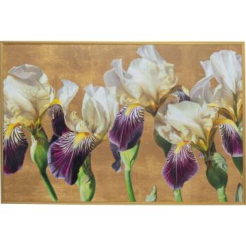 Tableau déco fleurs Iris